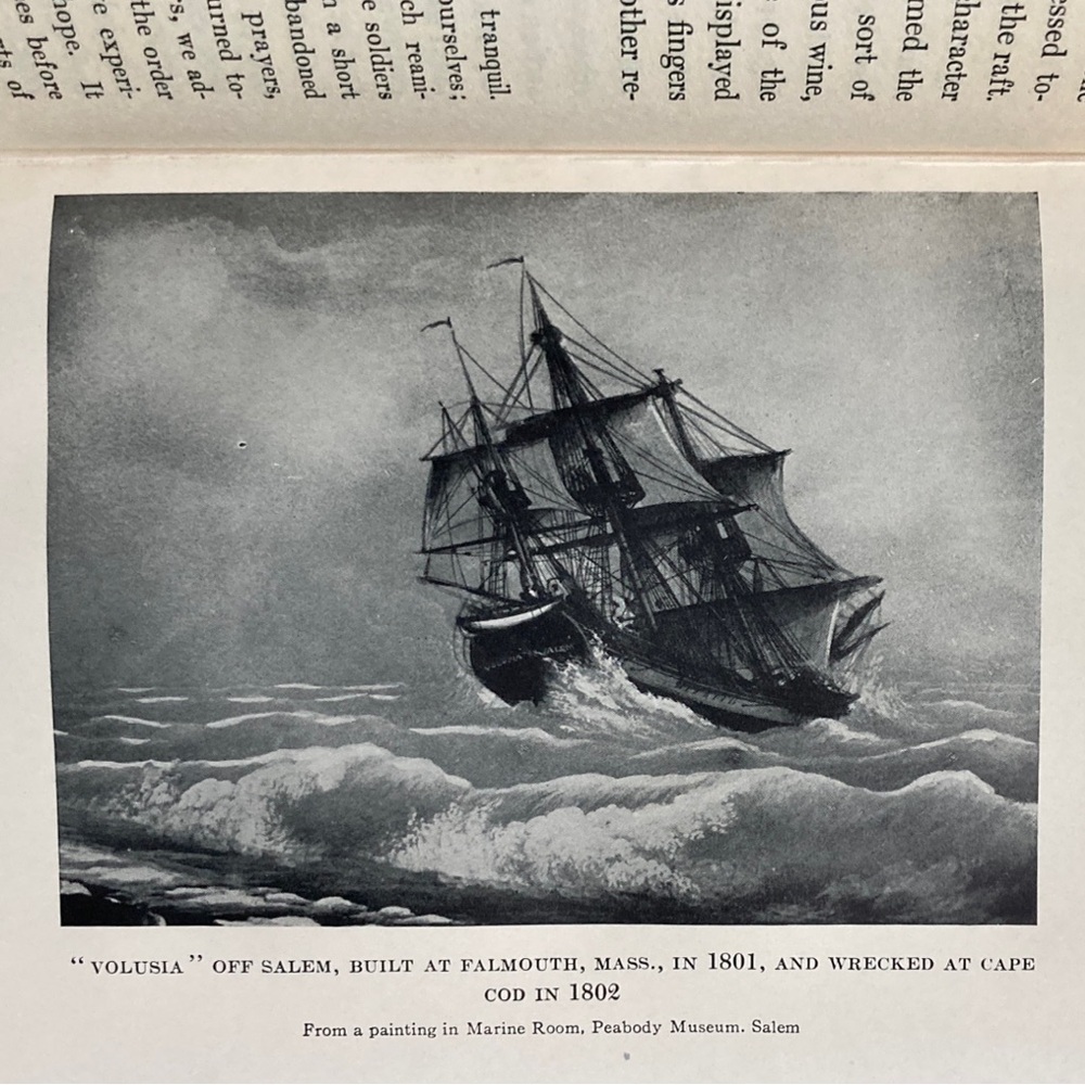 1942 Lost Ships and Lonely Seas Frigate Pirate Ship Nautical Boat Nonfiction